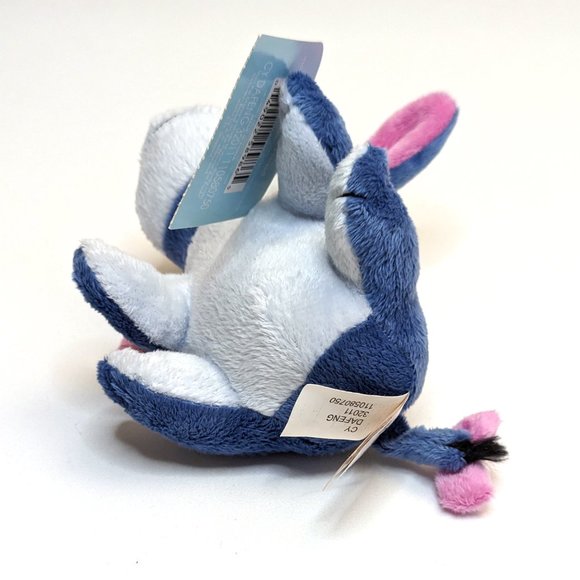 NWT New Disney Eeyore Bunny Ears Easter Cuddly 6" Mini Plush Bean Bag DanDee - Picture 3 of 3